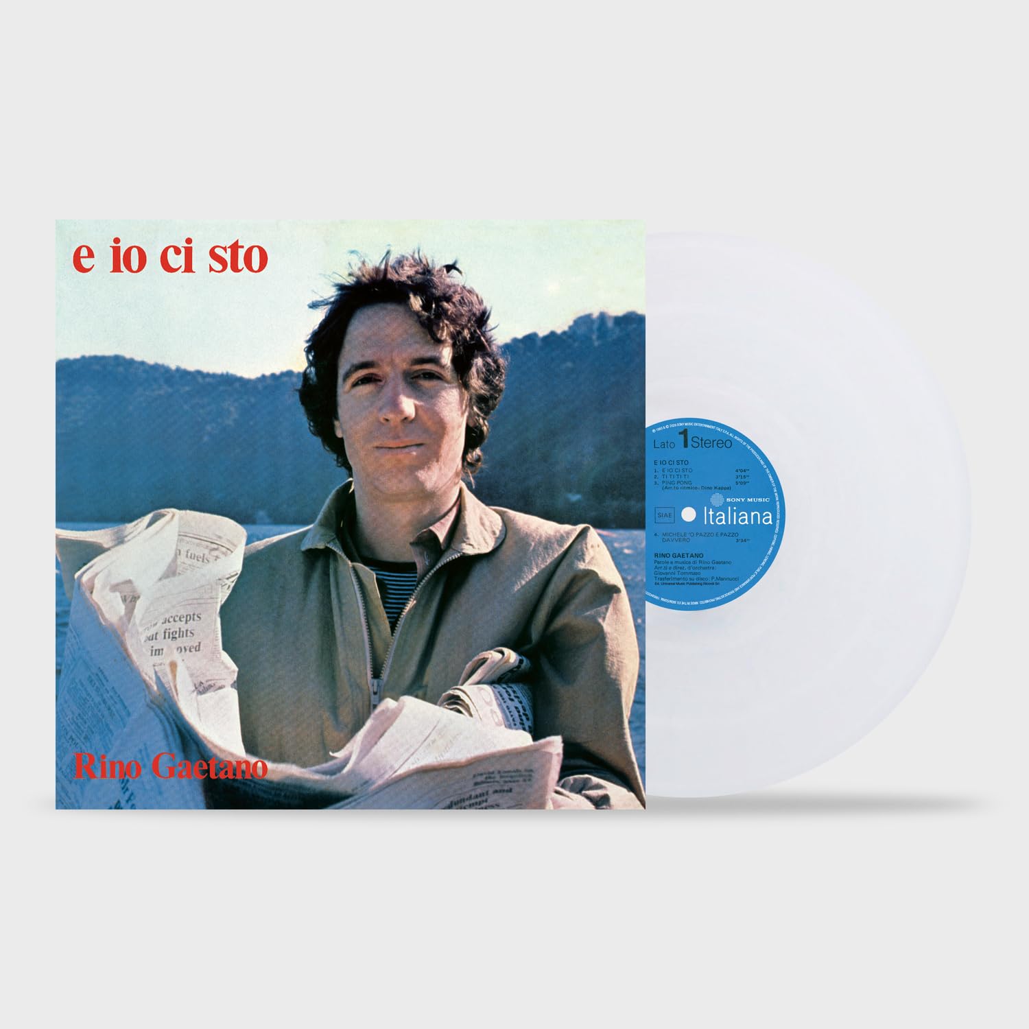 Rino Gaetano - E Io Ci Sto (Crystal Clear Marble Vinyl)