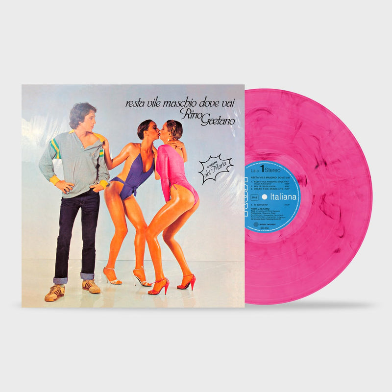 `Rino Gaetano - Resta Vile Maschio, Dove Vai (Pink Marble Vinyl)`