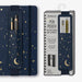IF Bookaroo Pen Pouch - Moon & Stars, Dark Blue/Gold
