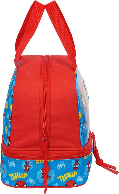 SPIDEY – Lunch Box, Pencil Case, Quality and Maximum Strength, Food Holder, Recreation, Snack and Breakfast, 20 x 15 x 20 cm