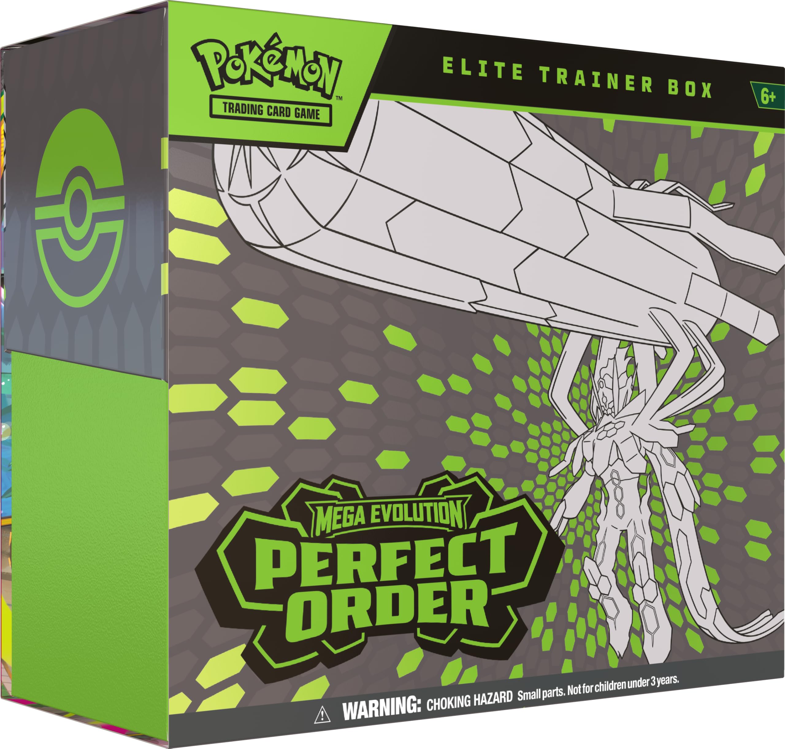 Pokémon TCG: Mega Evolution—Perfect Order Elite Trainer Box (1 Full-Art Promo Card, 9 Booster Packs & Premium Accessories