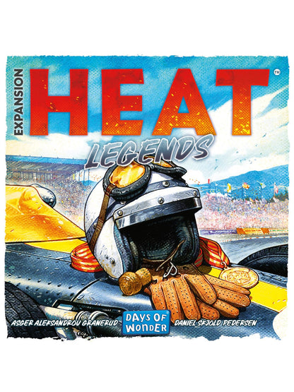 Asmodee | Heat: Legends | Board Game Expansion | Ages 10+ | 1-6 Players | 30-60 Minutes Playing Time