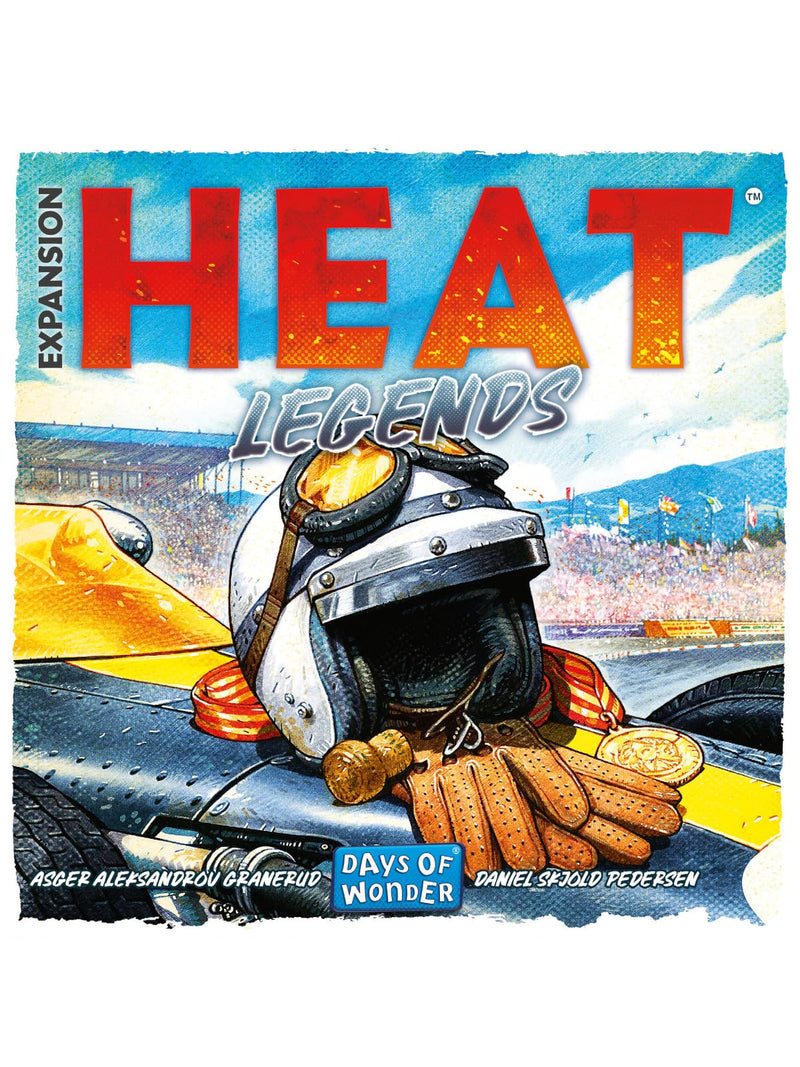 Asmodee | Heat: Legends | Board Game Expansion | Ages 10+ | 1-6 Players | 30-60 Minutes Playing Time