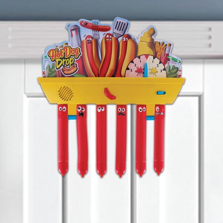 Electronic Baton Drop Reaction Game With Sound Effects For Whole Family. Sausage Catching Game For 5 Years And Up.