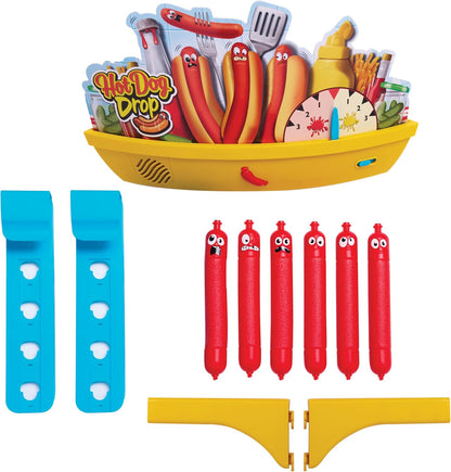 Electronic Baton Drop Reaction Game With Sound Effects For Whole Family. Sausage Catching Game For 5 Years And Up.
