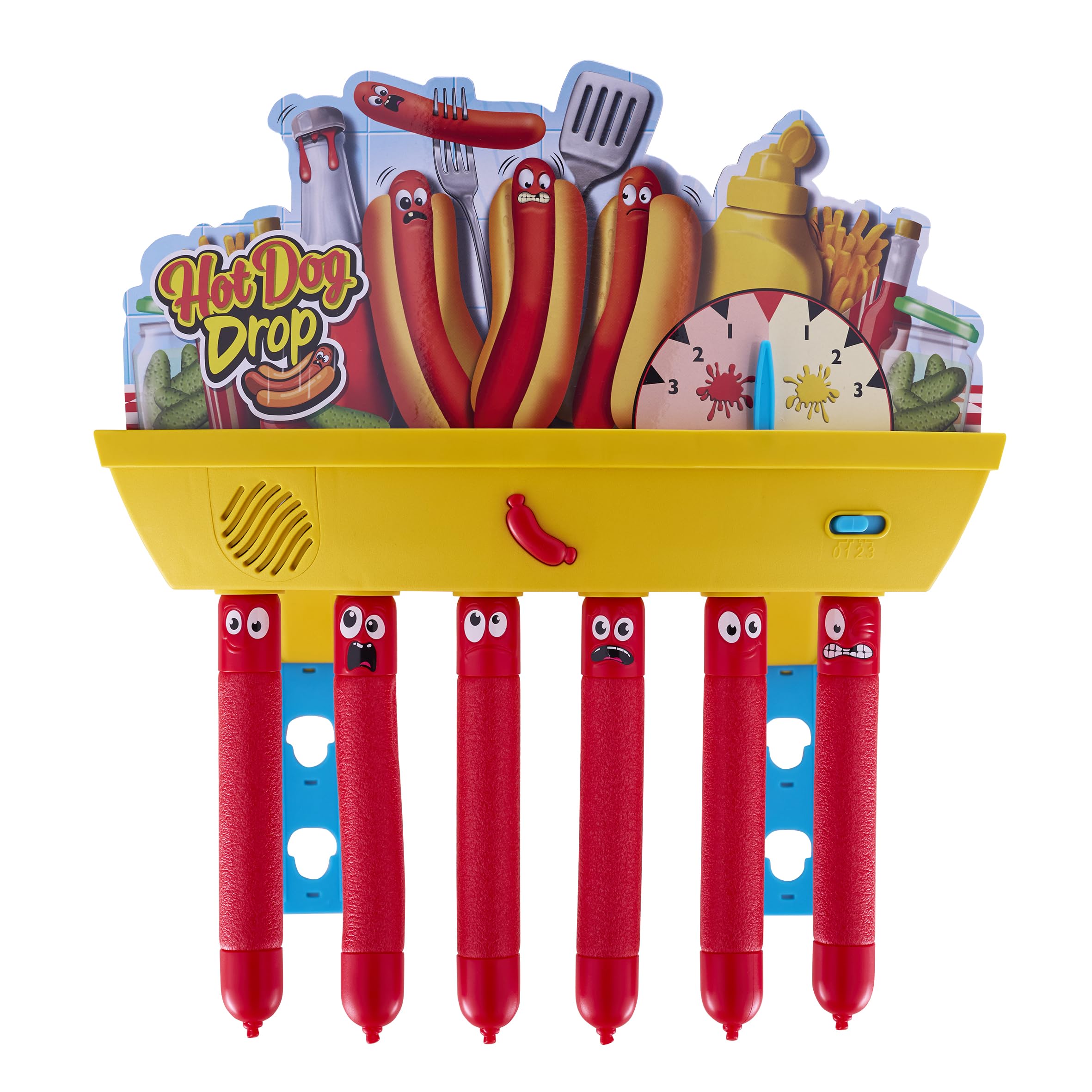 Electronic Baton Drop Reaction Game With Sound Effects For Whole Family. Sausage Catching Game For 5 Years And Up.