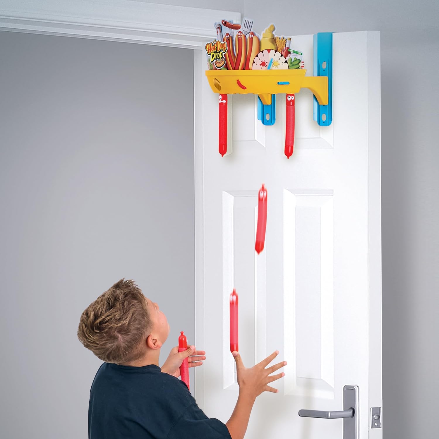 Electronic Baton Drop Reaction Game With Sound Effects For Whole Family. Sausage Catching Game For 5 Years And Up.