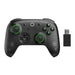 8BitDo Ultimate 2C Wireless Controller for Windows PC and Android, with 1000 Hz Polling Rate, Hall Effect Joysticks and Triggers, and Remappable L4/R4 Bumpers (Transparent Black