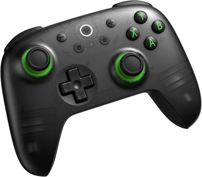 8BitDo Ultimate 2C Wireless Controller for Windows PC and Android, with 1000 Hz Polling Rate, Hall Effect Joysticks and Triggers, and Remappable L4/R4 Bumpers (Transparent Black