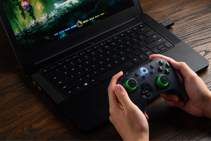 8BitDo Ultimate 2C Wireless Controller for Windows PC and Android, with 1000 Hz Polling Rate, Hall Effect Joysticks and Triggers, and Remappable L4/R4 Bumpers (Transparent Black