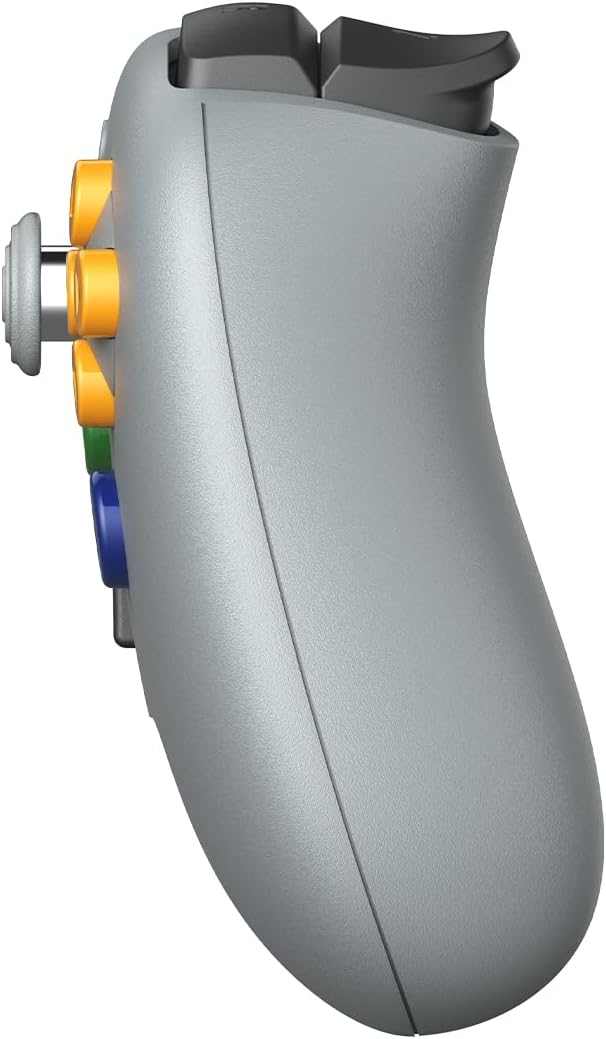 8BitDo 64 Bluetooth Controller for Analogue 3D, Switch, Switch 2, Windows, and Android (Grey