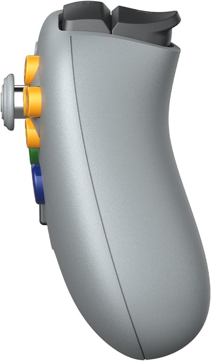 8BitDo 64 Bluetooth Controller for Analogue 3D, Switch, Switch 2, Windows, and Android (Grey