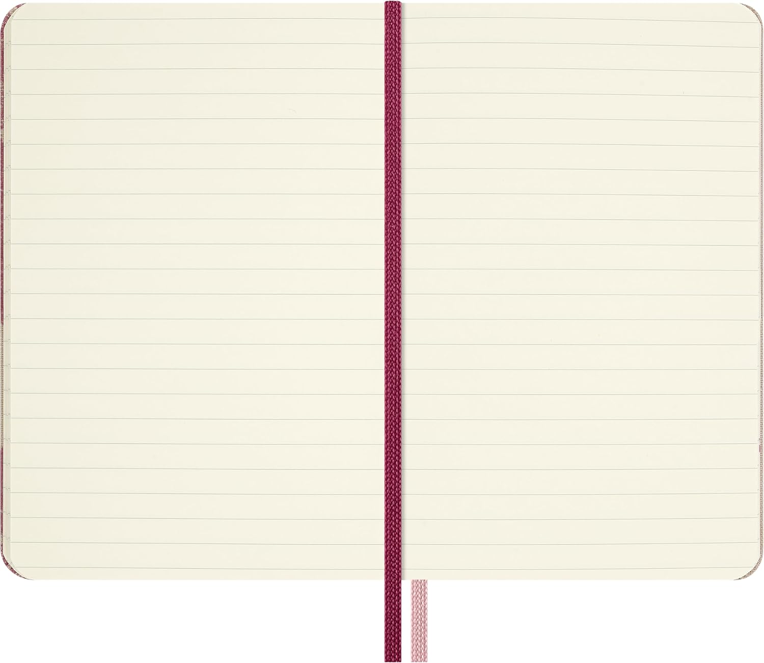 Moleskine Ruled Notebook Sakura - Hard Fabric Cover with Elastic Closure, Includes Themed Greeting Cards, Stickers and Bookmark, Pocket Size 9 x 14 cm