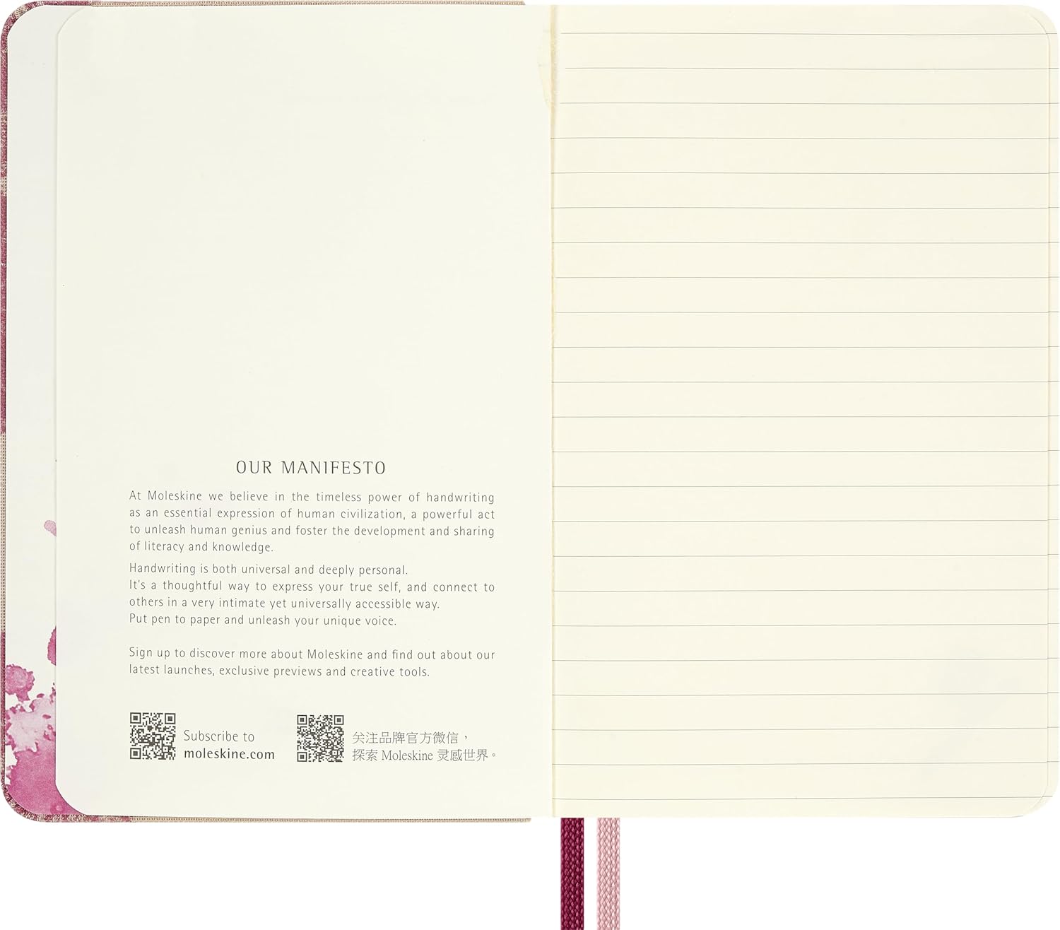 Moleskine Sakura 2026 Pocket Ruled Hardc
