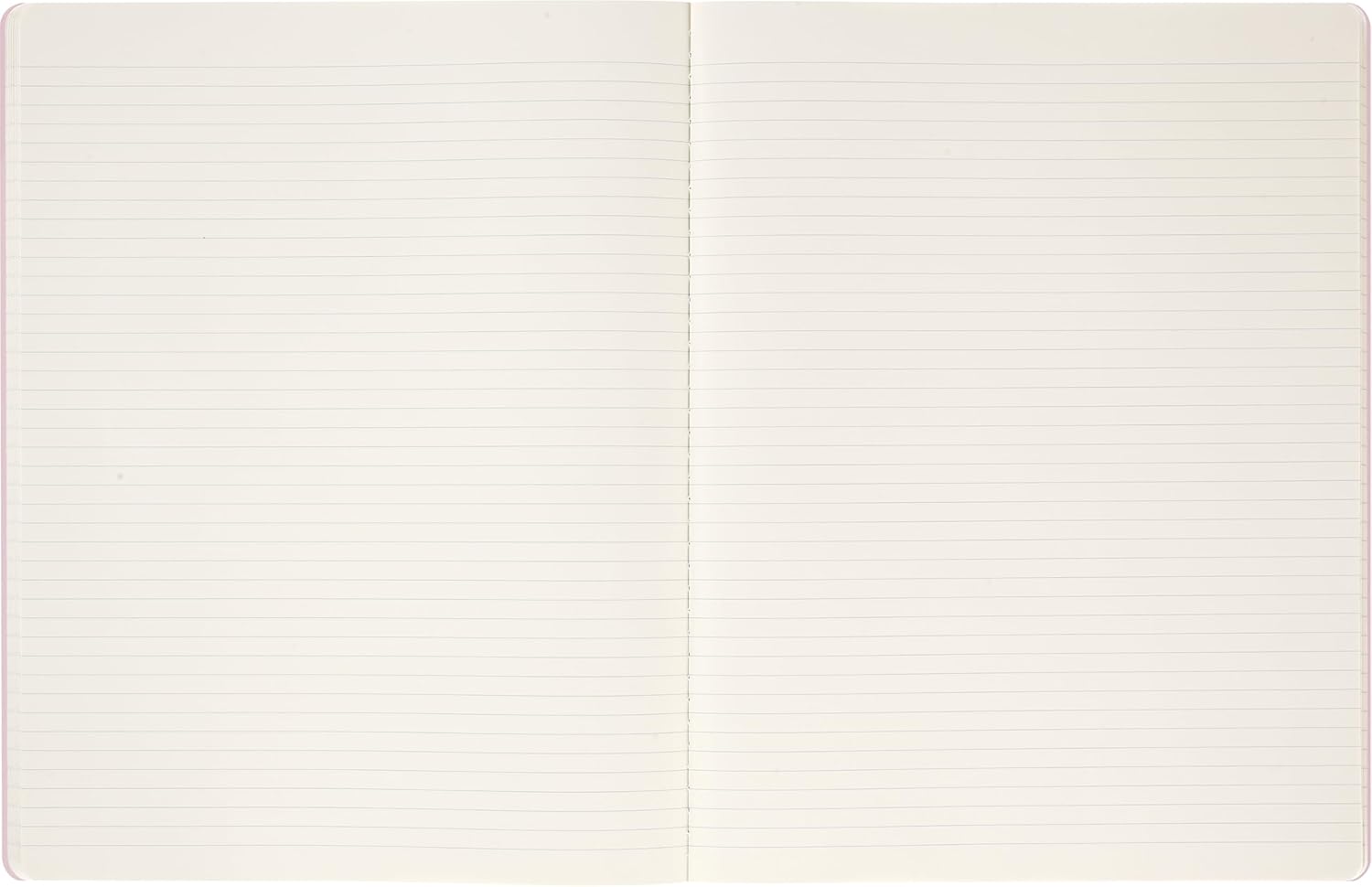 Moleskine Cahier Journal Sakura - Ruled Notebook for Notes, Singer Sewn Cover with 16 Detachable Sheets, XL Size 19 x 25 cm