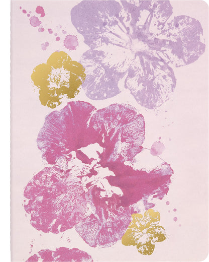 Moleskine Cahier Journal Sakura - Ruled Notebook for Notes, Singer Sewn Cover with 16 Detachable Sheets, XL Size 19 x 25 cm