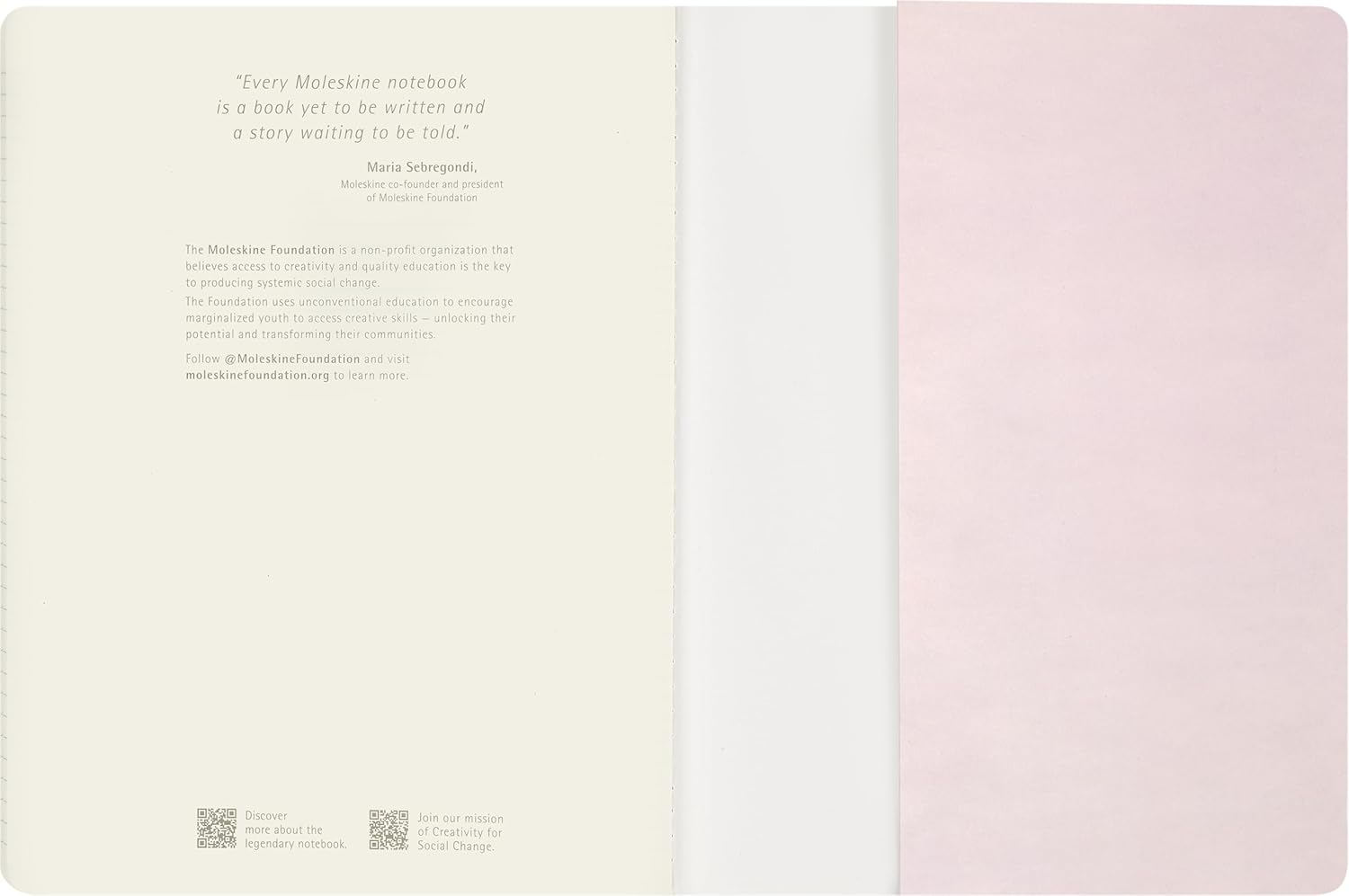 Moleskine Cahier Journal Sakura - Ruled Notebook for Notes, Singer Sewn Cover with 16 Detachable Sheets, XL Size 19 x 25 cm