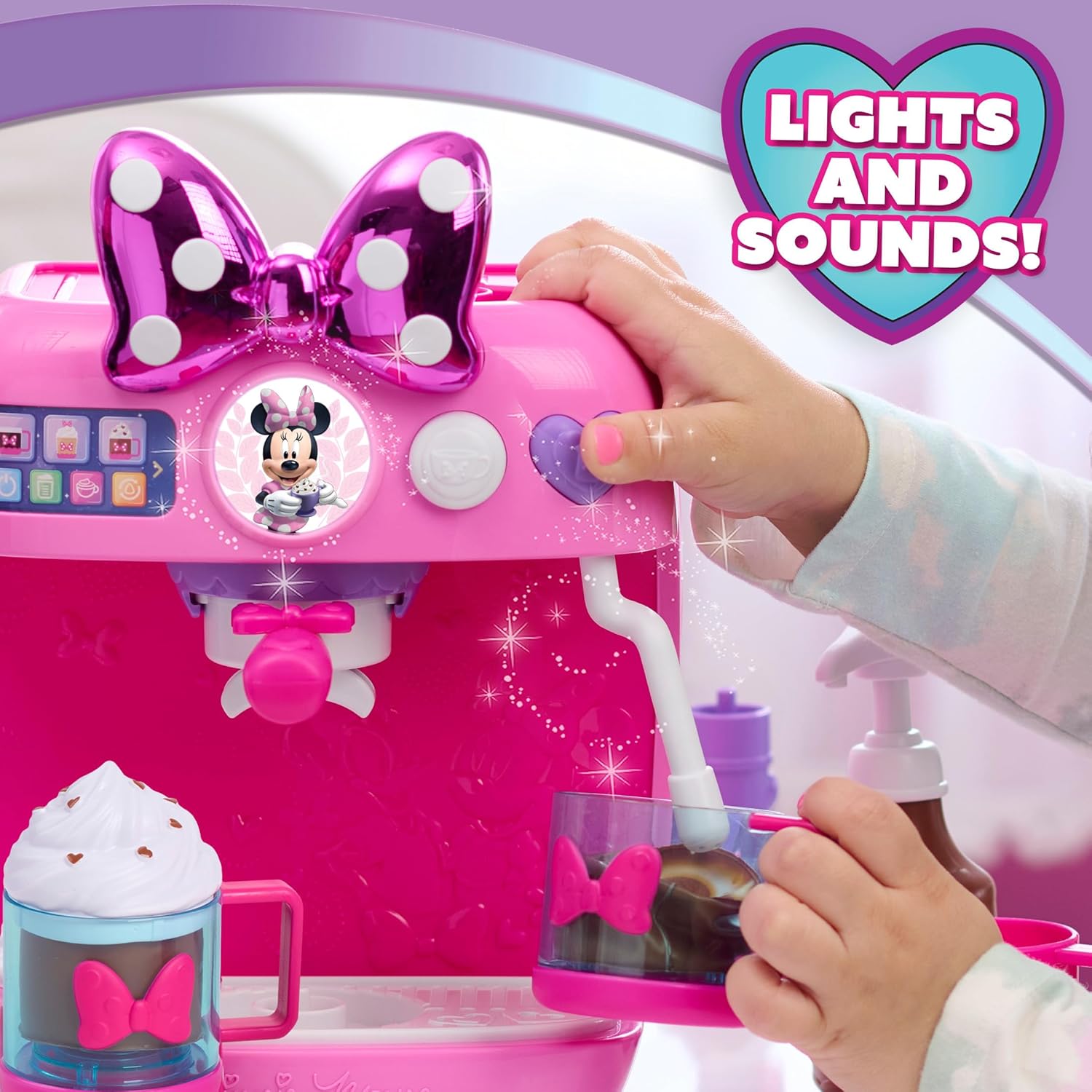 Spectron - Disney Minnie Mouse Koffiemachineset met Licht & Geluid - 10dlg.
