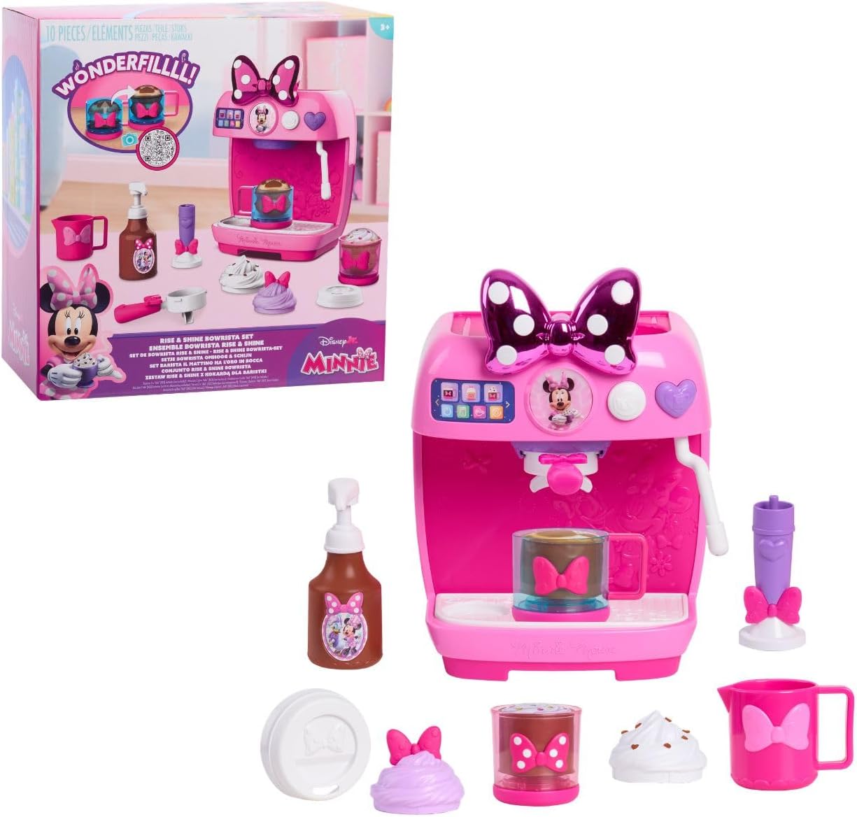 Spectron - Disney Minnie Mouse Koffiemachineset met Licht & Geluid - 10dlg.