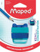 Maped - Pennenslijper met 1 gat Kidy Learn concentratie - Met Tank - Zachte draaibare ringen - Clean-functie - Grote capaciteit reserve