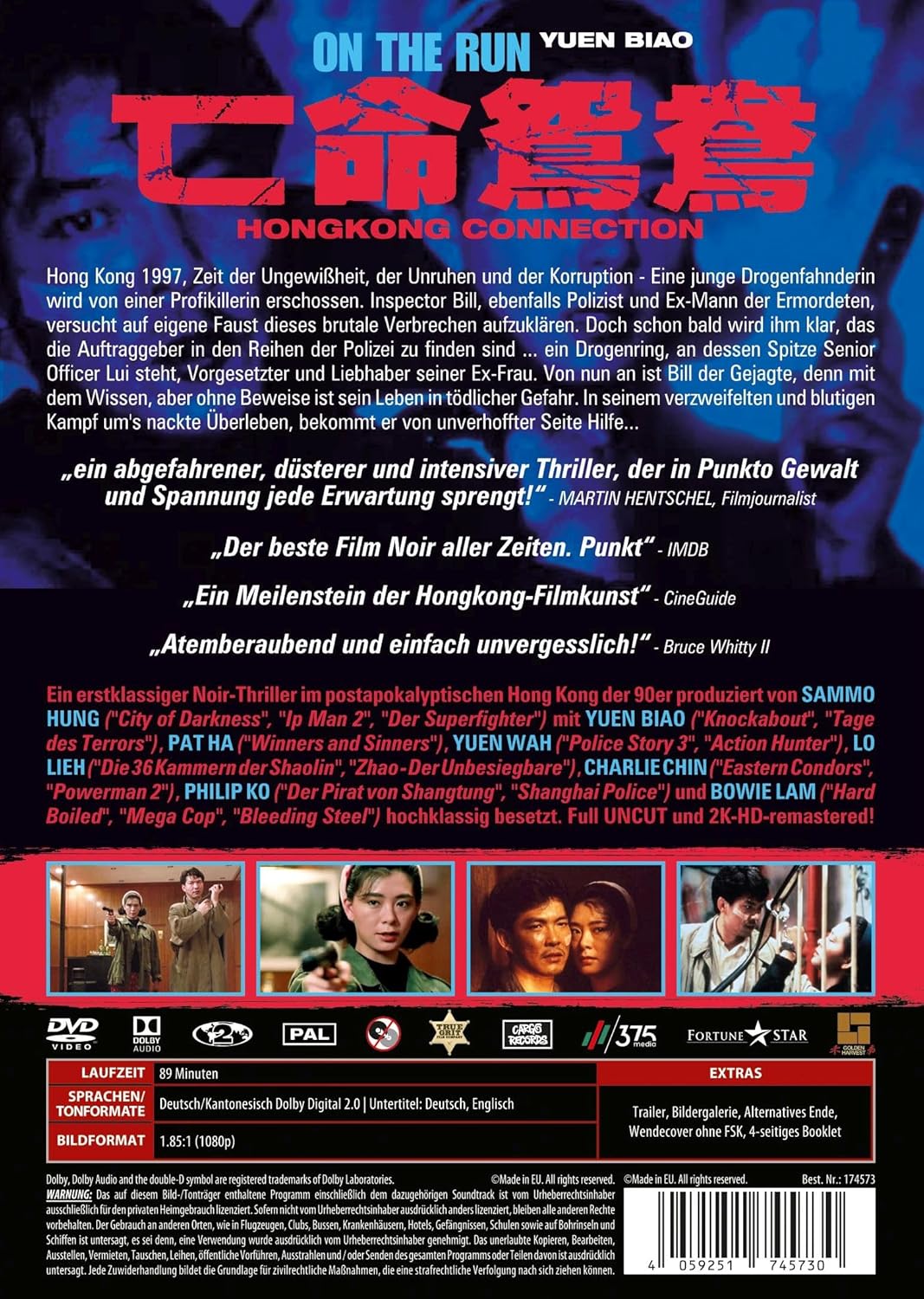 ON THE RUN - HONGKONG CONNECTION - DVD