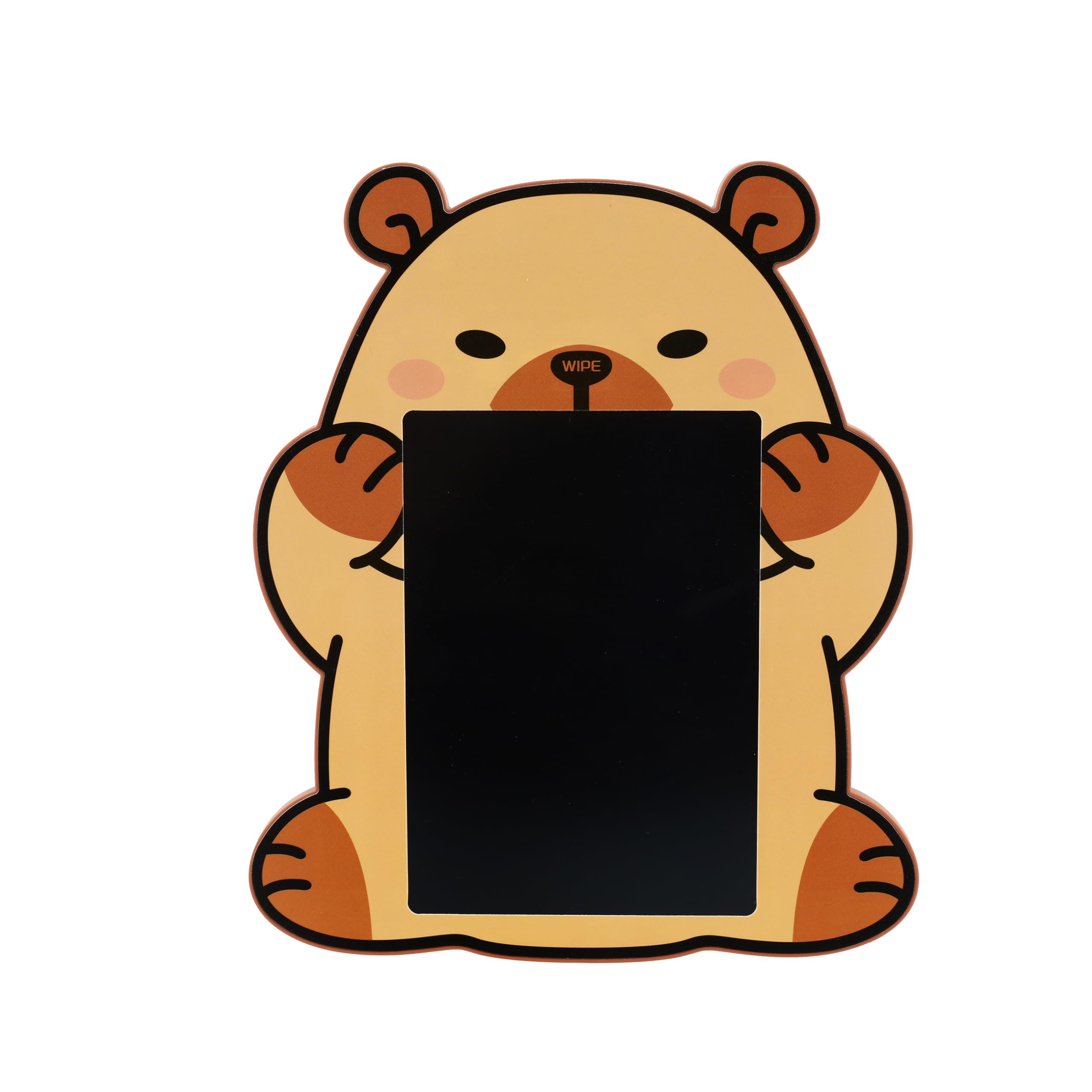 I-TOTAL - Toverbord met Schattig Dier – Pen Inbegrepen, Eenvoudig Wissen met één Klik op de Neus – Perfect voor Tekenen, Krabbelen en Leren (CAPYBARA