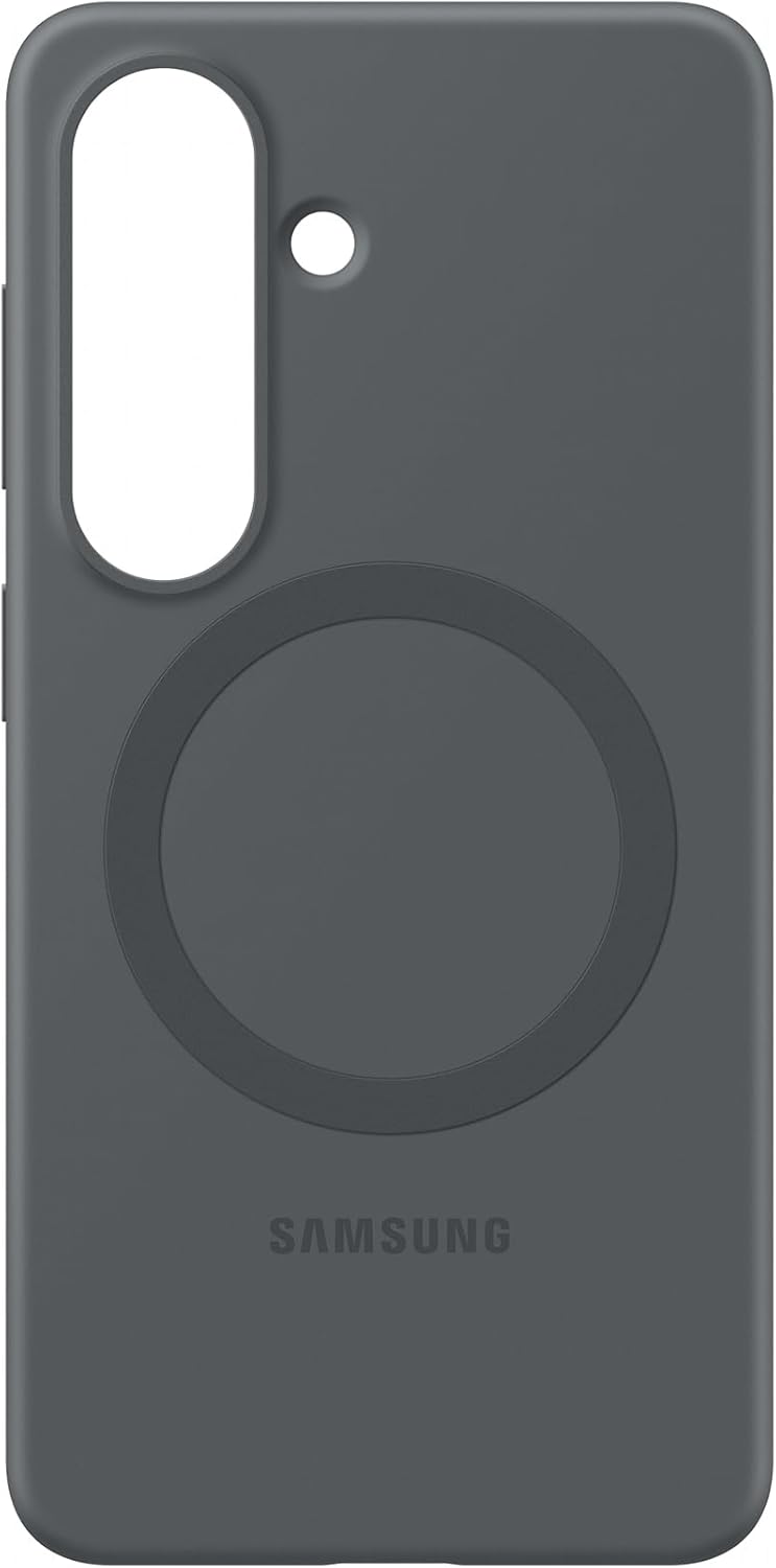 Samsung Silicone Magnet Case cover magnetica in silicone con tecnologia Magnetic Power Profile Galaxy S26, Black