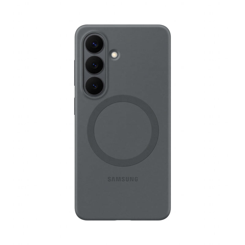 Samsung Silicone Magnet Case cover magnetica in silicone con tecnologia Magnetic Power Profile Galaxy S26, Black