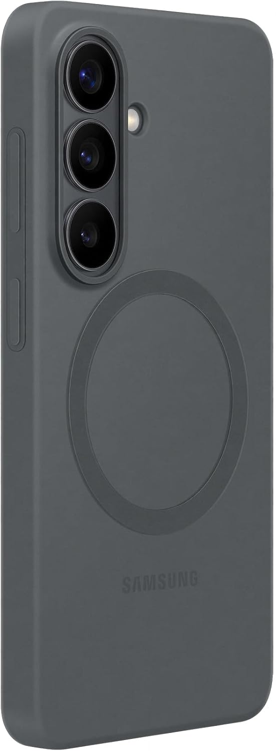 Samsung Silicone Magnet Case cover magnetica in silicone con tecnologia Magnetic Power Profile Galaxy S26, Black