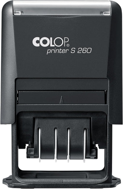 Printer S 260/SET English Stamp to Set Yourself, Includes Type Set, Tweezers & Imprint Cards, Blue/Red