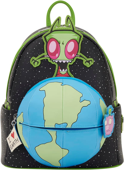 Nickelodeon By Loungefly Mini Backpack Invader Zim Glow
