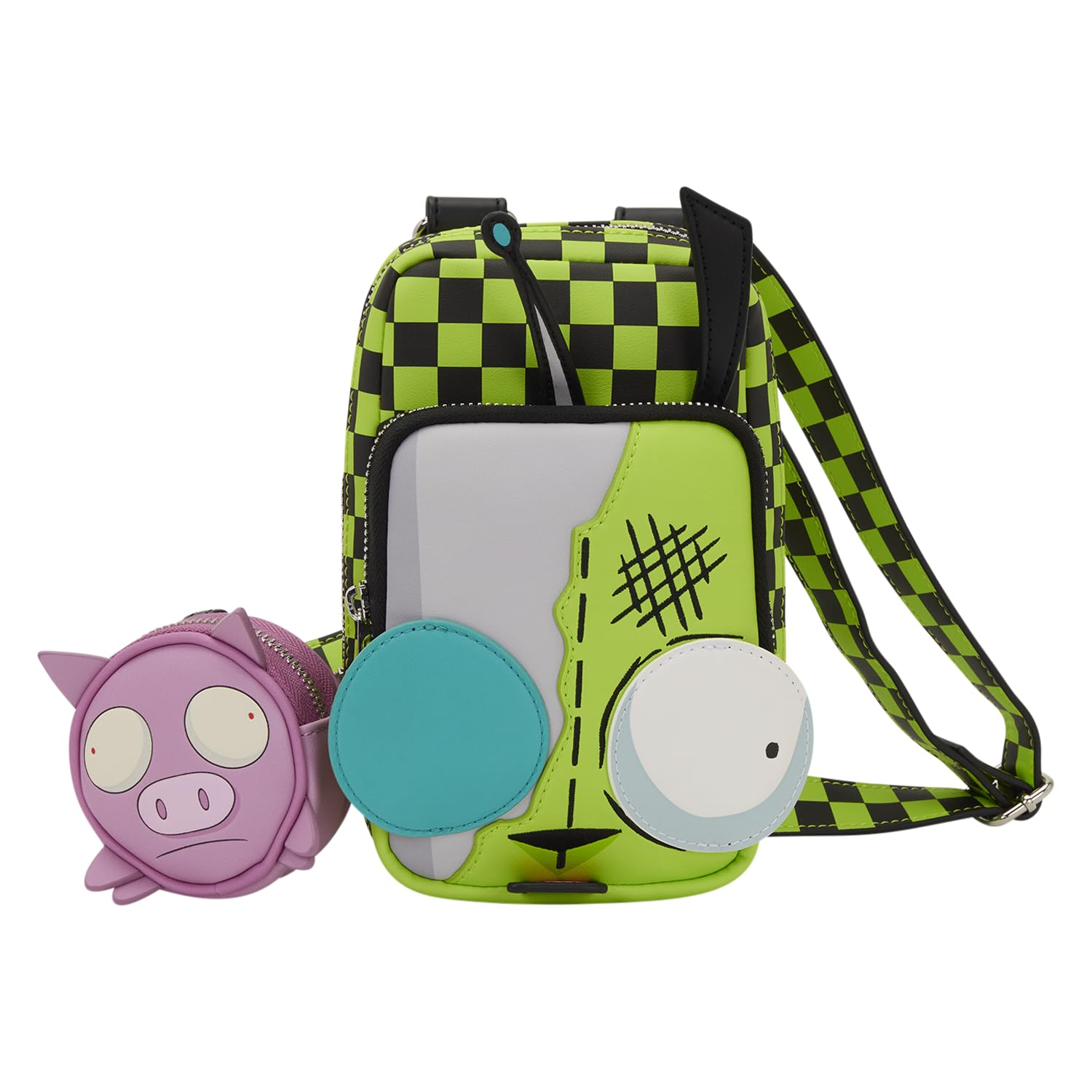 Nickelodeon By Loungefly Crossbody Invader Zim Gir Cellphone