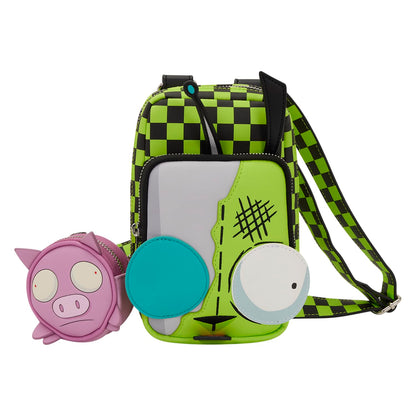 Nickelodeon By Loungefly Crossbody Invader Zim Gir Cellphone