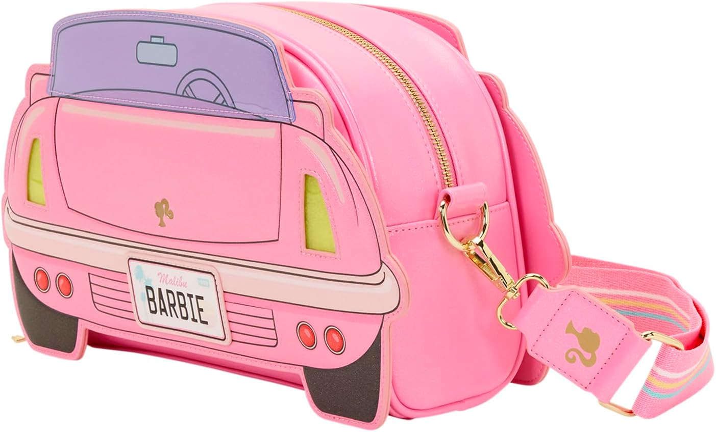 Mattel By Loungefly Crossbody Bag Barbie Car Light Up