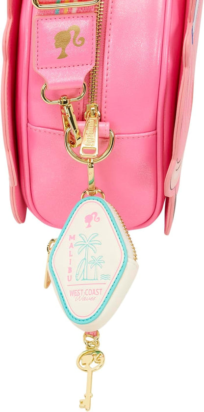 Mattel By Loungefly Crossbody Bag Barbie Car Light Up
