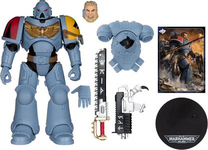 McFarlane Warhammer 40.000 Grey Hunter (Space Wolves) 17,8 cm Actionfigur Spielzeug