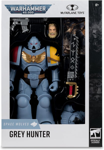 McFarlane Warhammer 40.000 Grey Hunter (Space Wolves) 17,8 cm Actionfigur Spielzeug