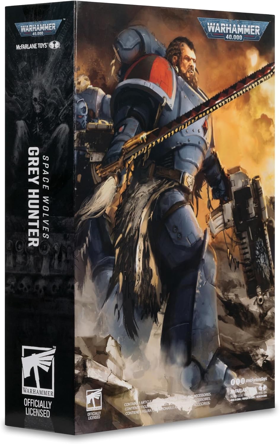 McFarlane Warhammer 40.000 Grey Hunter (Space Wolves) 17,8 cm Actionfigur Spielzeug
