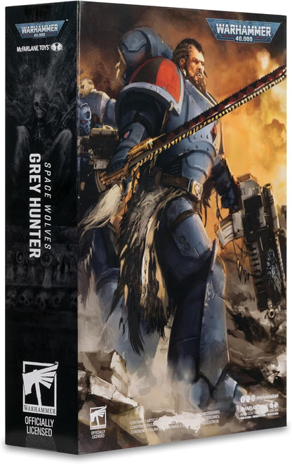 McFarlane Warhammer 40.000 Grey Hunter (Space Wolves) 17,8 cm Actionfigur Spielzeug