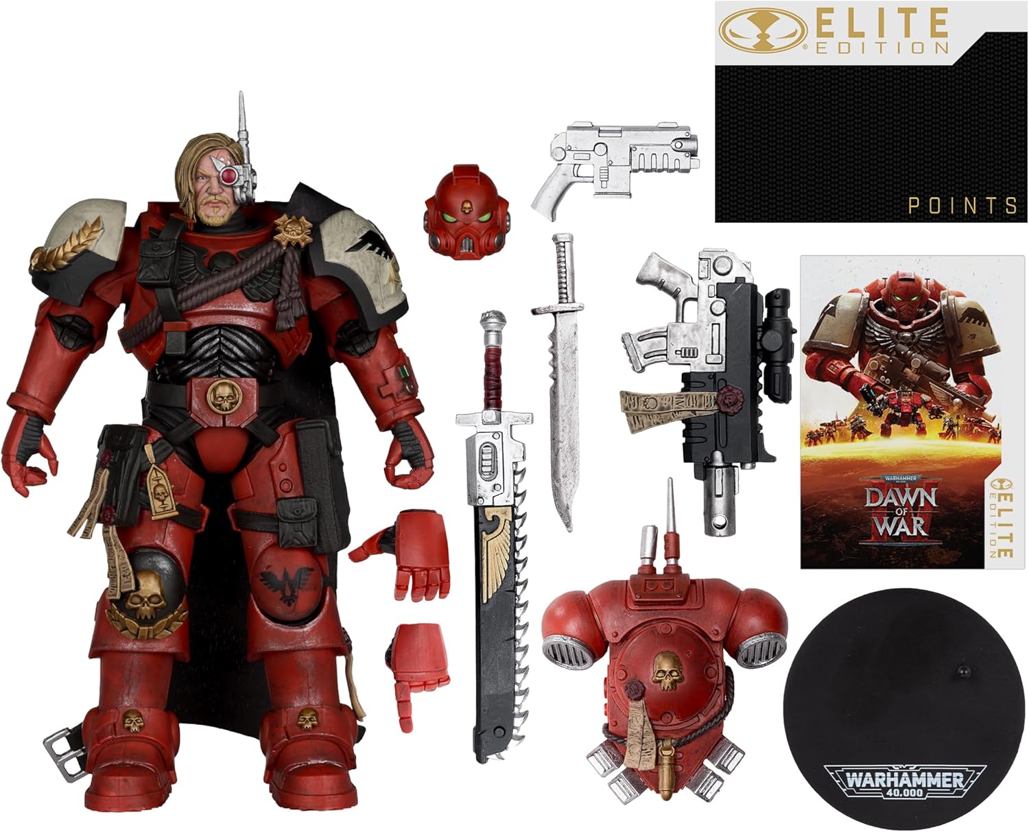 McFarlane Warhammer 40,000 Captain Cyrus (Dawn of War 4) 7in Deluxe Action Figure Elite Edition #7