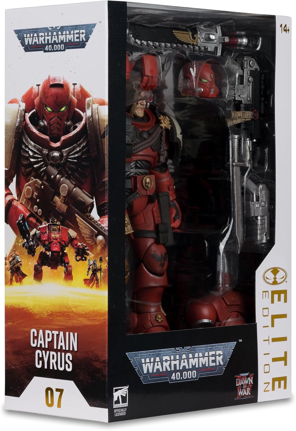 McFarlane Warhammer 40,000 Captain Cyrus (Dawn of War 4) 7in Deluxe Action Figure Elite Edition #7