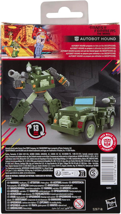 The Transformers: The Movie Studio Series Deluxe Class Action Figure Mtmte Collection: Autobot Hound 14 Cm