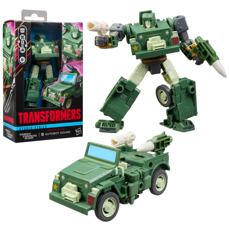 The Transformers: The Movie Studio Series Deluxe Class Action Figure Mtmte Collection: Autobot Hound 14 Cm