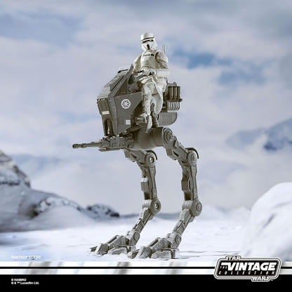 Star Wars The Vintage Collection Restimperium AT-RT, The Mandalorian & Grogu Premium Fahrzeug mit Action-Figur (Skala 9,5 cm