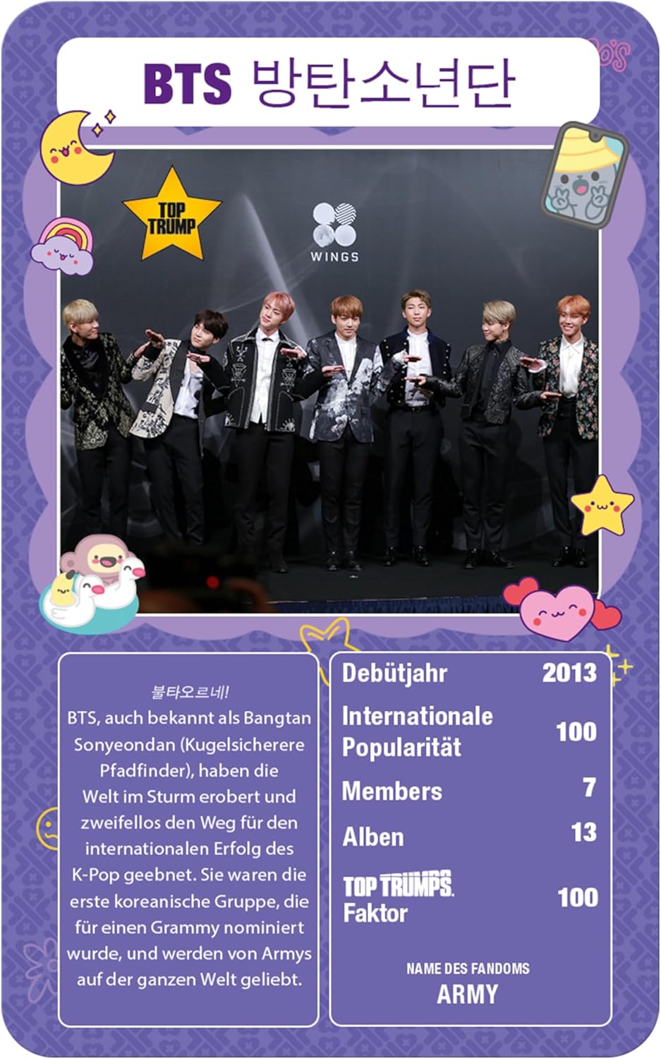 Winning Moves Top Trumps K-POP