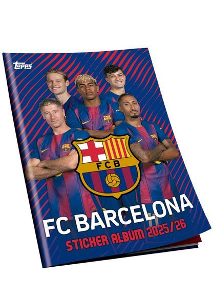 FC Barcelona Sticker Album 2025/26 - Offizielle Topps Ausgabe - Komplett-Set