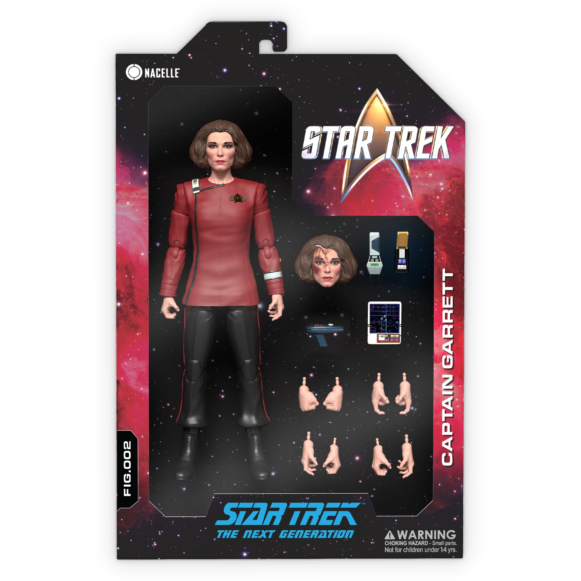 The Nacelle Company - Star Trek: The Next Generation - Yesterday's Enterprise Captain Garrett Actionfigur
