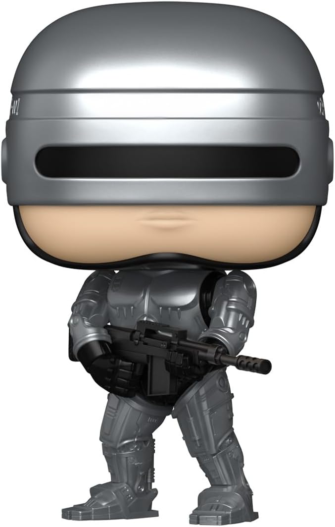 Funko POP! Movies: Robocop - Metallic - 1 in 6 Chance of Receiving the Rare Chase Variant - Styles Vary - Sammelbare Vinylfigur - Geschenkidee - Offizielles Merchandise - Modellfigur für Sammler