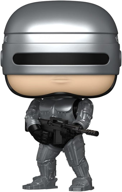 Funko POP! Movies: Robocop - Metallic - 1 in 6 Chance of Receiving the Rare Chase Variant - Styles Vary - Sammelbare Vinylfigur - Geschenkidee - Offizielles Merchandise - Modellfigur für Sammler