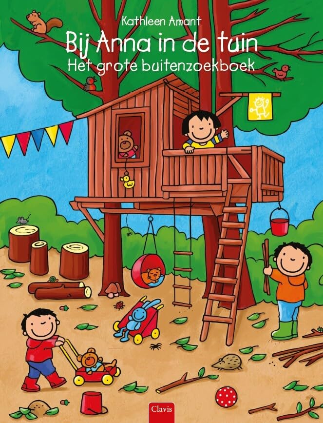 Bij Anna in de tuin: Het grote buitenzoekboek